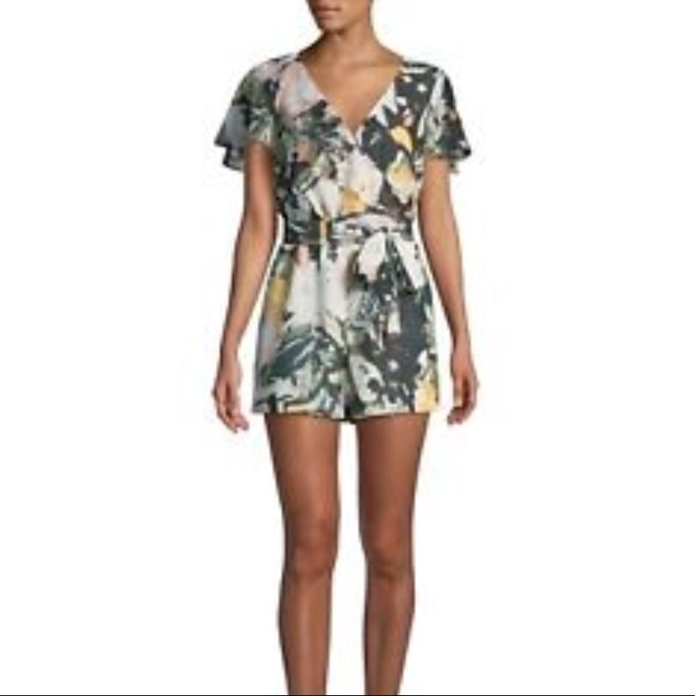 Club Monaco Ionita Open Back Romper NWT Sz 10